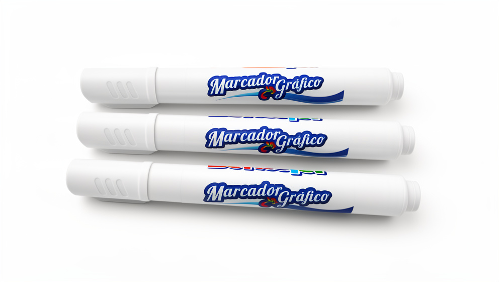 Marcador grafico blanco Doricolor