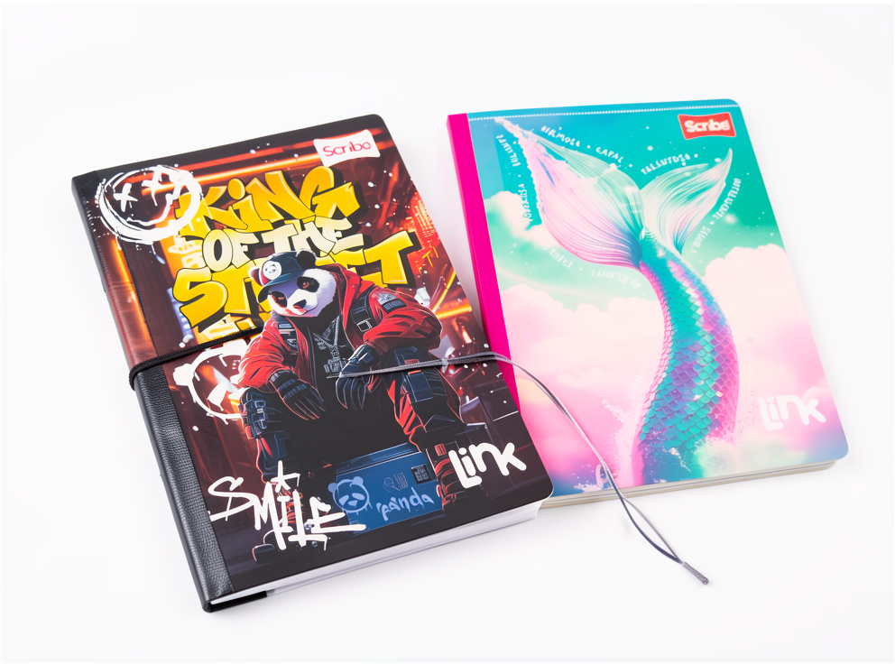 Cuaderno 100H.Cuadros sticker Scribe Link