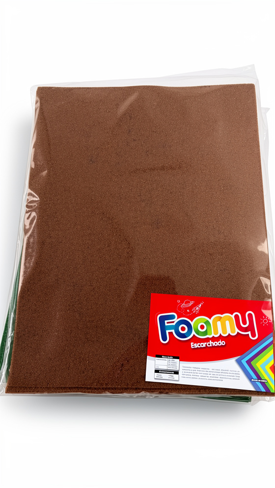 Foamy escarc. 4carta Marron Marfil