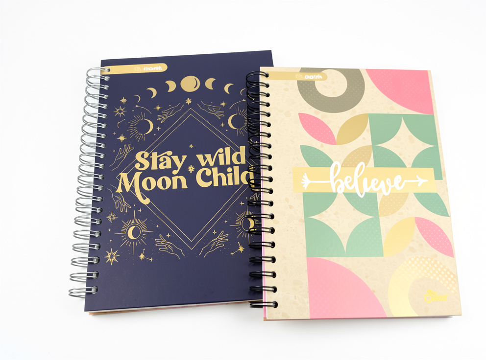 Cuaderno arg. 5mat. Grande mujer Marfil