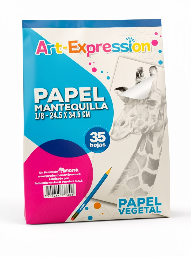 Block papel mantequilla 1/8 35H Art-Expre