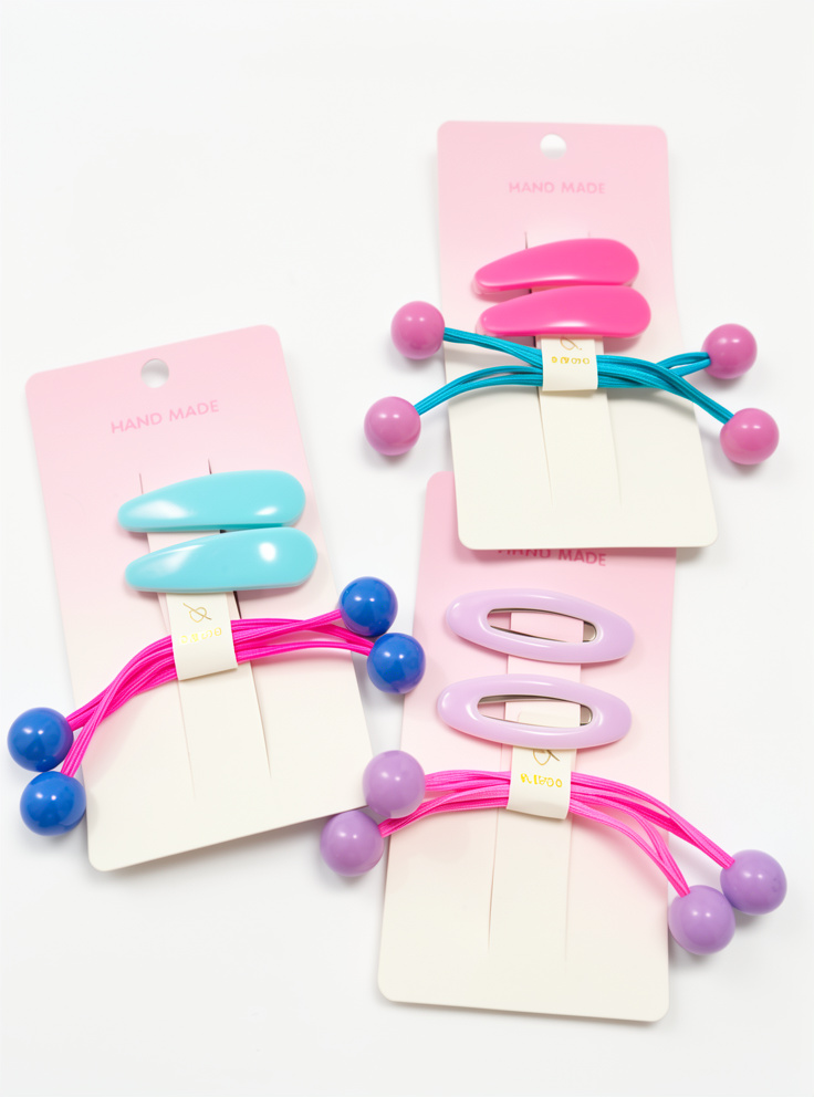 Set pinza+moña bolita
