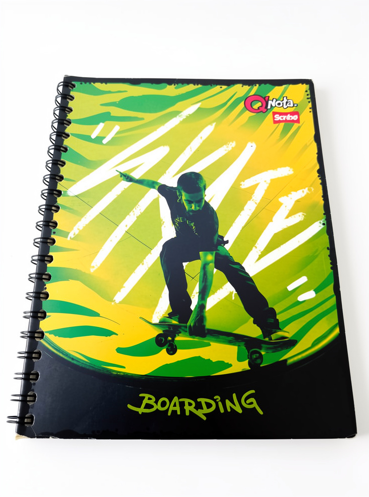 Cuaderno arg. 80H. Grande Cuadros hombre Scribe Master