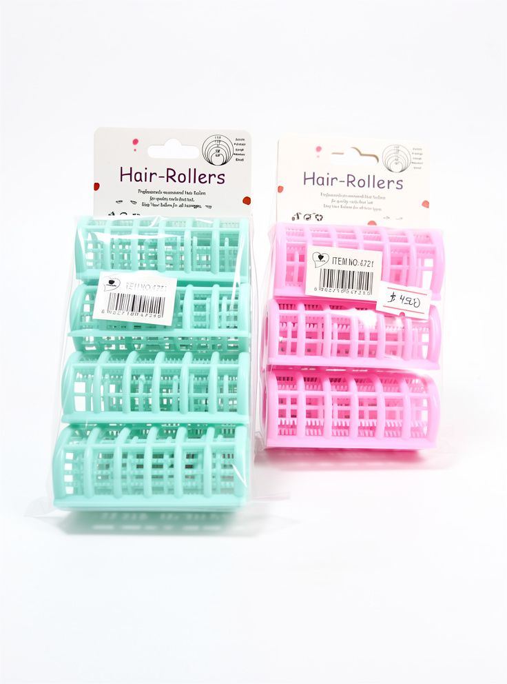 Rulos plastico  4und Hair-Rollers