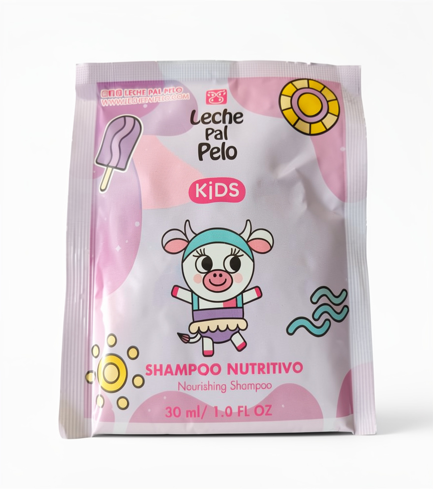 Shampoo nutrit. Leche pal pelo Kids