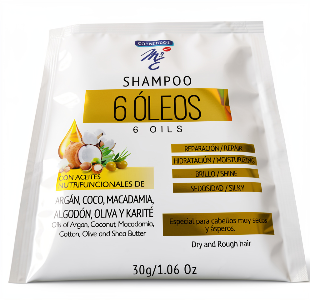 Shampoo 6 oleos sobre 30gr MyE