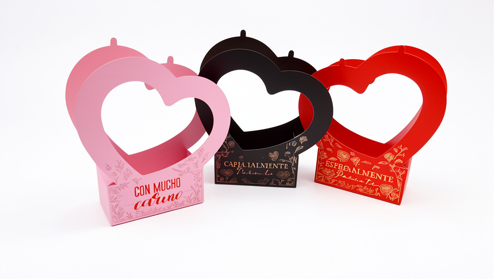 Caja ancheta Corazon