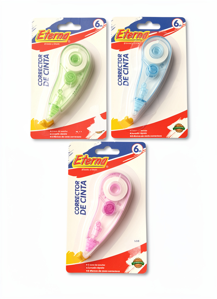 Corrector cinta 6mts Eterna