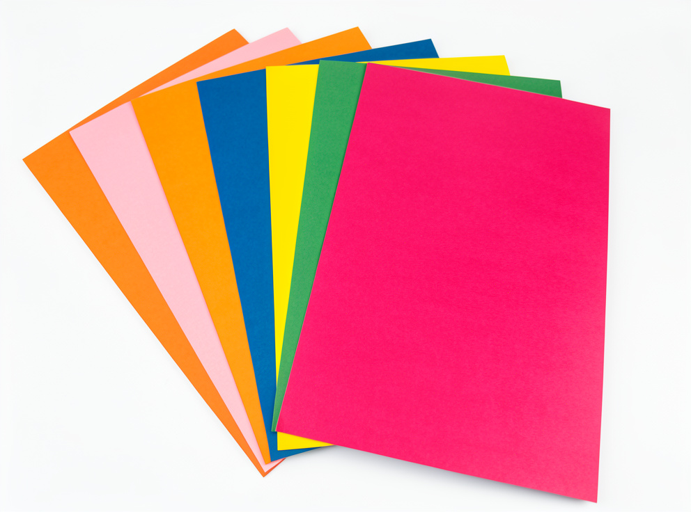 Octavo de cartulina colores und