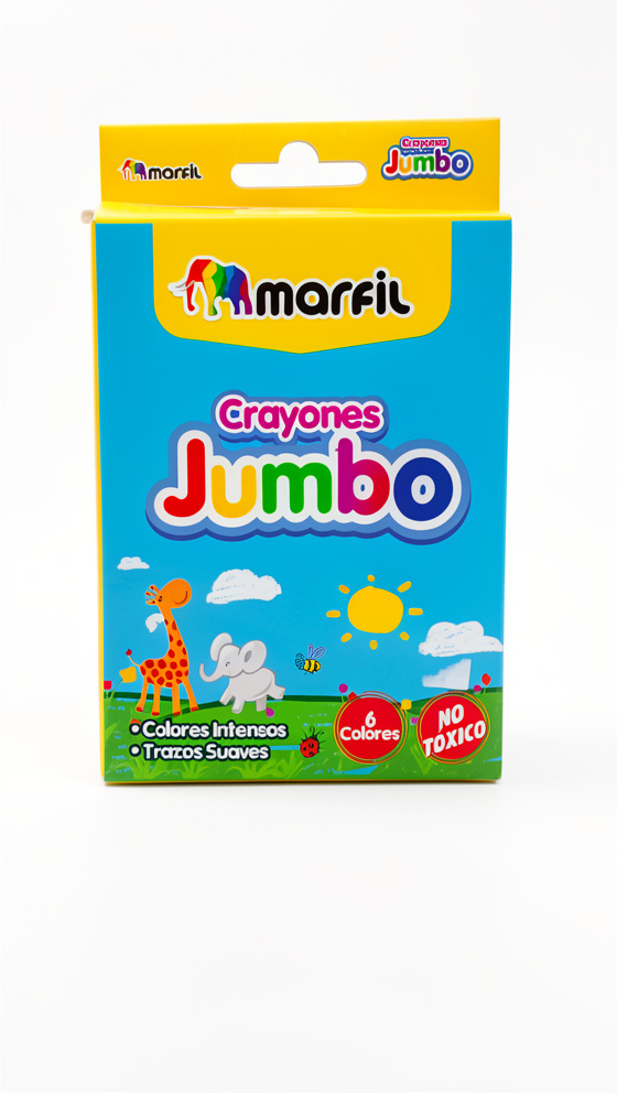 Crayones jumbo x 6und Marfil
