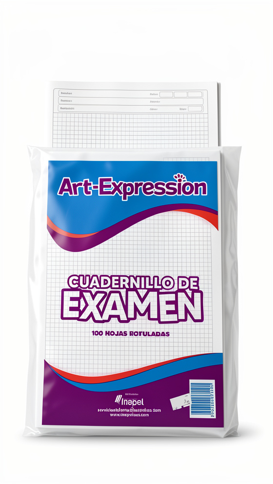 Hoja de examen cuadriculada