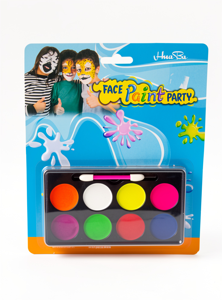 Pintucarita Paq. x 8 colores neon