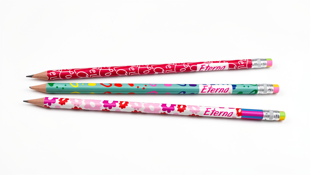 Lapiz hb estampado figuras und Eterna