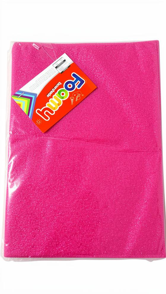Foamy escarc. 4carta Fucsia Marfil