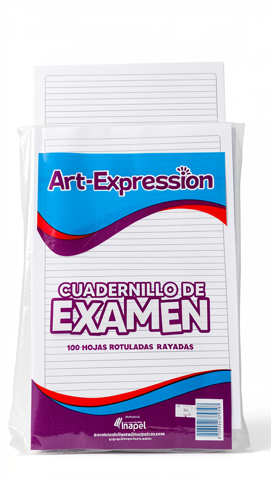 Hoja de examen rayas