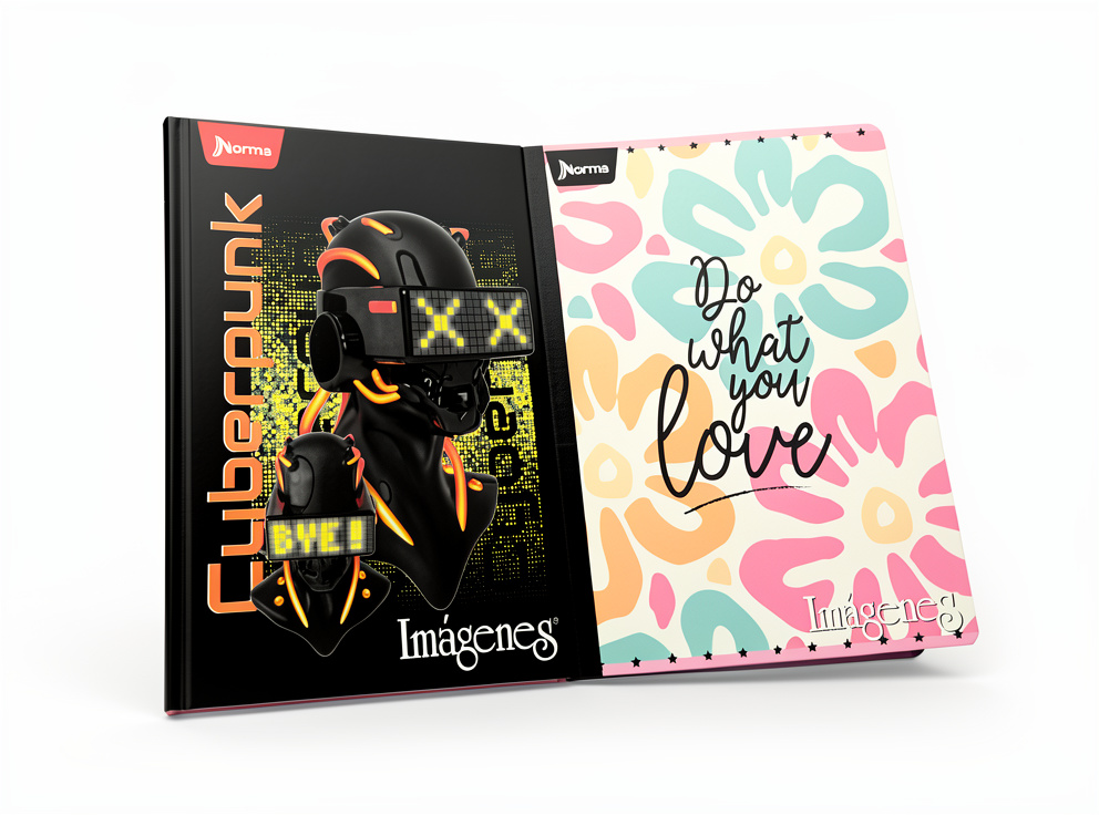 Cuaderno 100H.D.linea Fama Imagenes