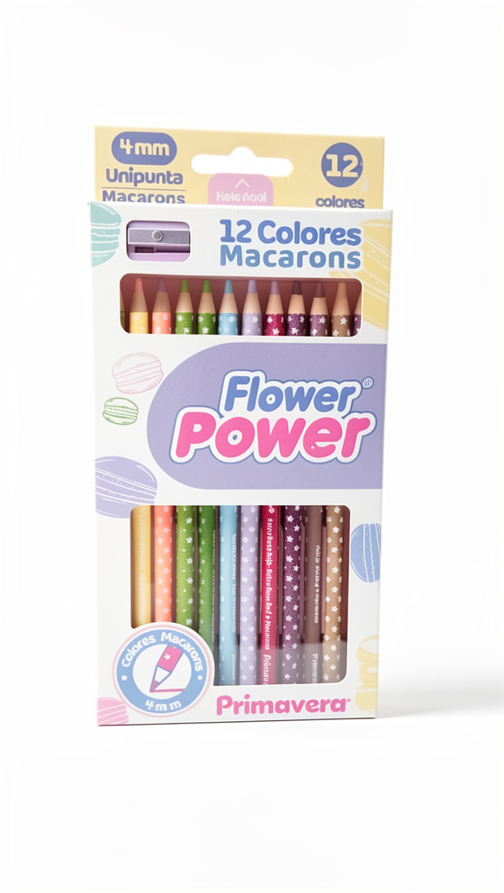 Colores Pastel x 12und Flower Primavera