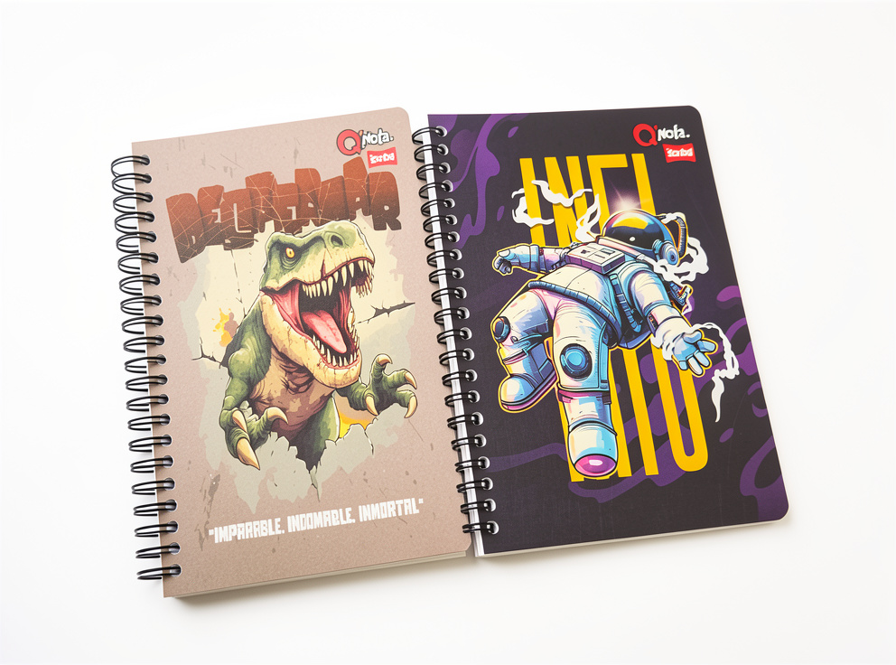 Cuaderno arg. 80H. Grande Cuadros hombre Qnotas-Scribe