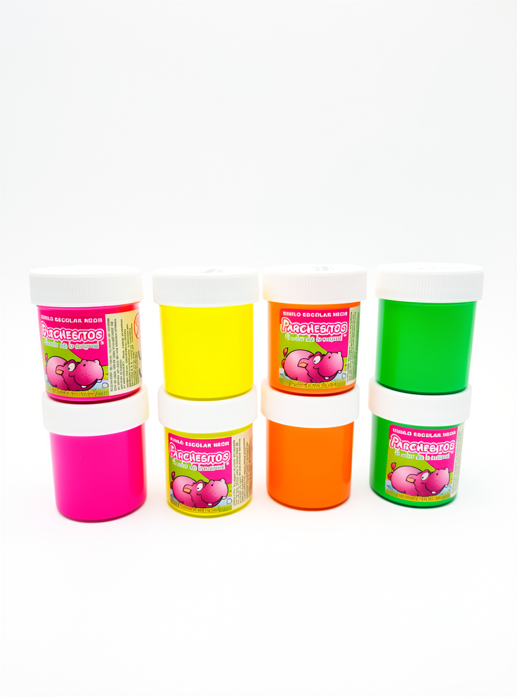 Vinilo neon 40cc Parchesito Rosa