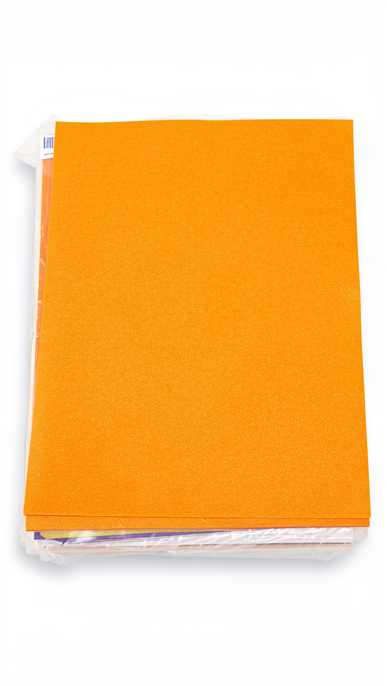 Foamy escarc. 4carta Naranja Marfil