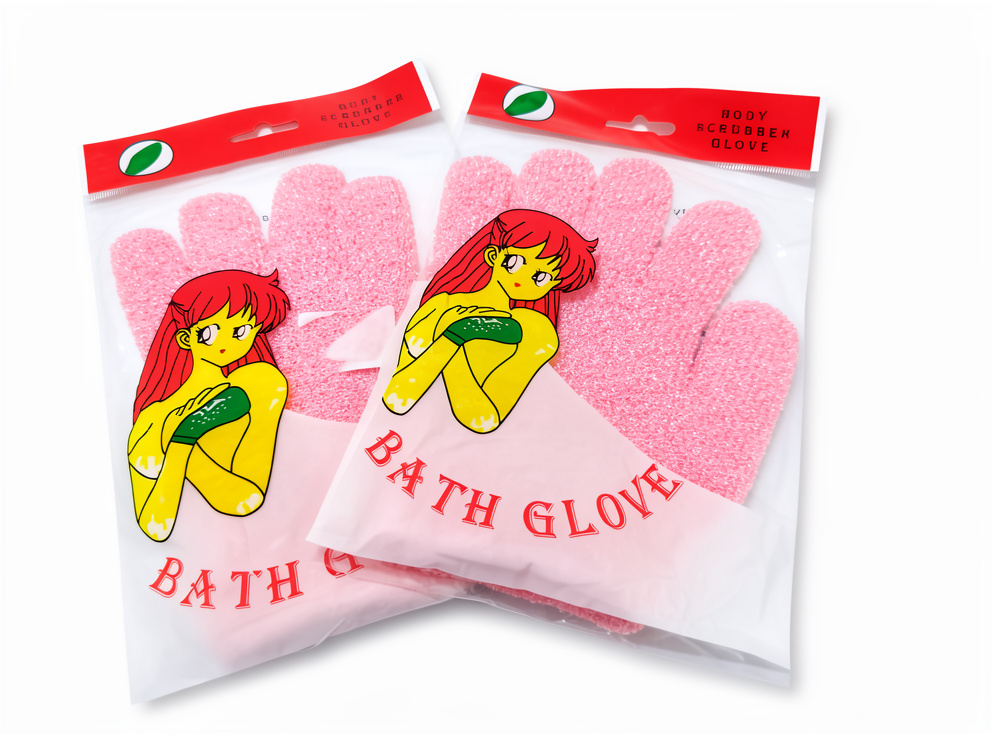 Guantes de baño
