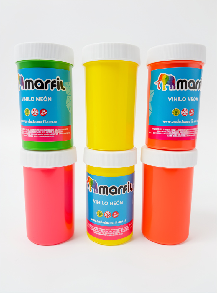 Vinilo neon 125cc Marfil Amarillo