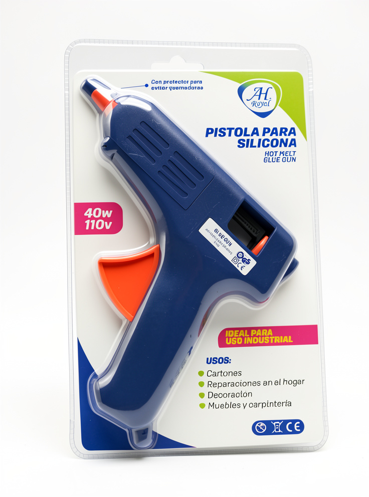 Pistola de silicona grande
