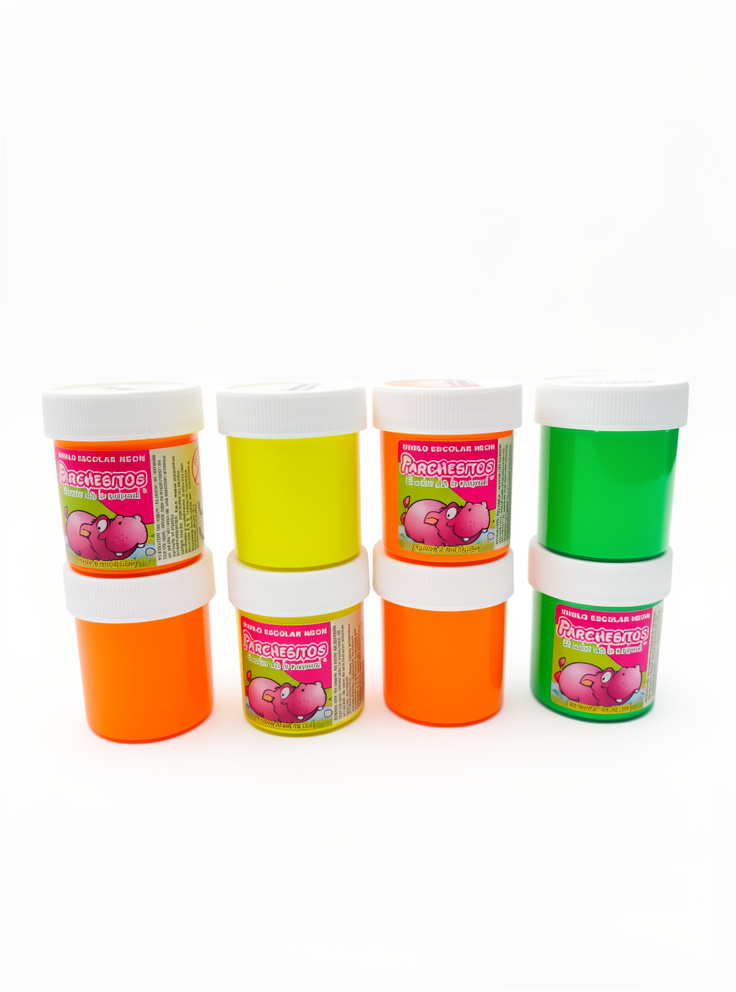 Vinilo neon 40cc Parchesito Naranja