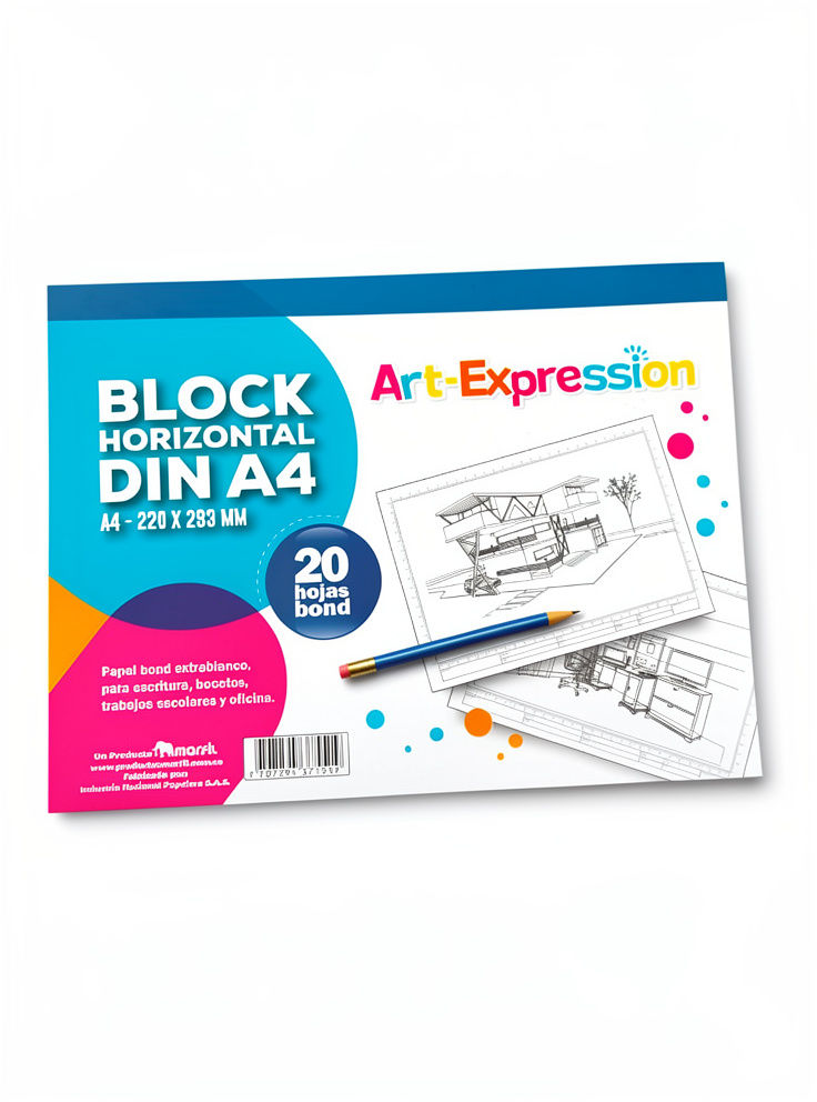 Block Horizontal DIN A4 20H. Art-Expre