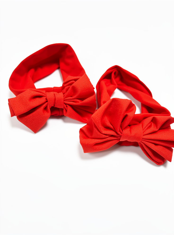 Diadema roja lazo bebe She
