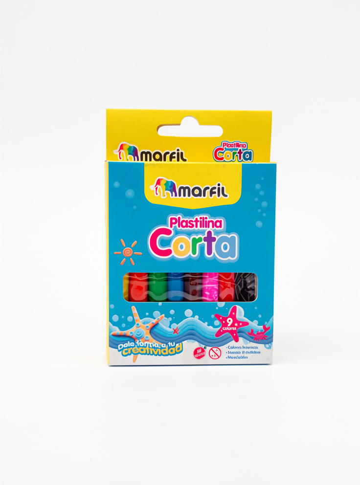Plastilina corta 9und Marfil