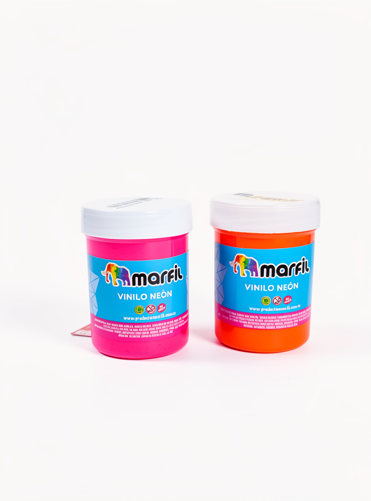 Vinilo neon 80cc Marfil Fucsia