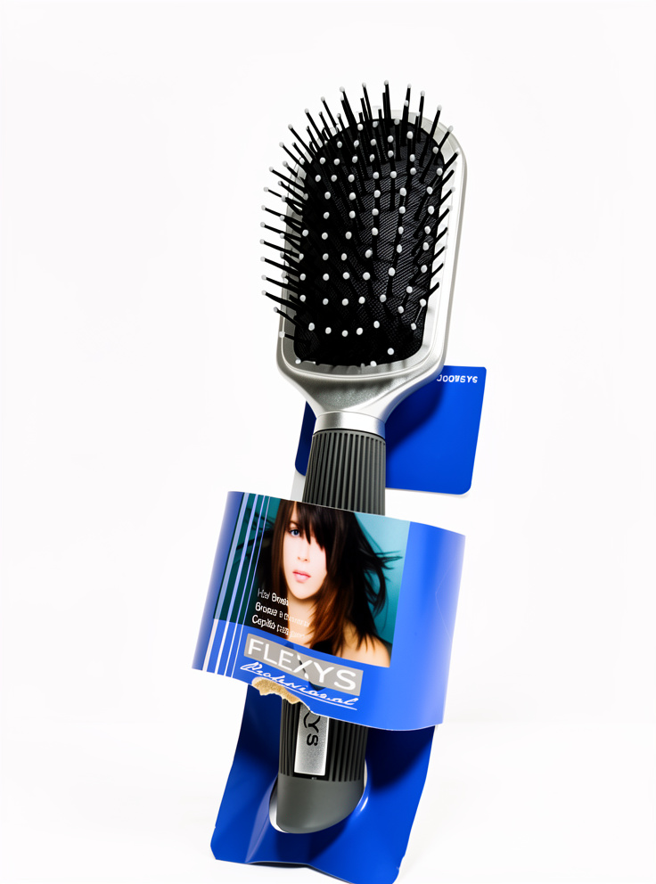 Cepillo plastico p/cabello Flexys
