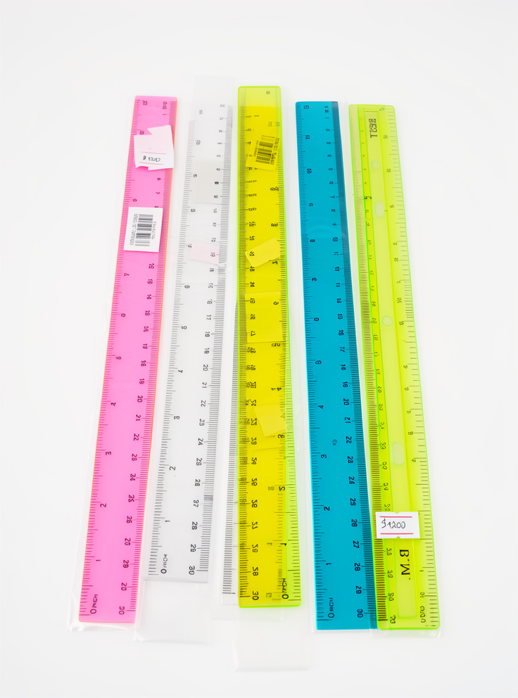 Regla traslucida 30cm