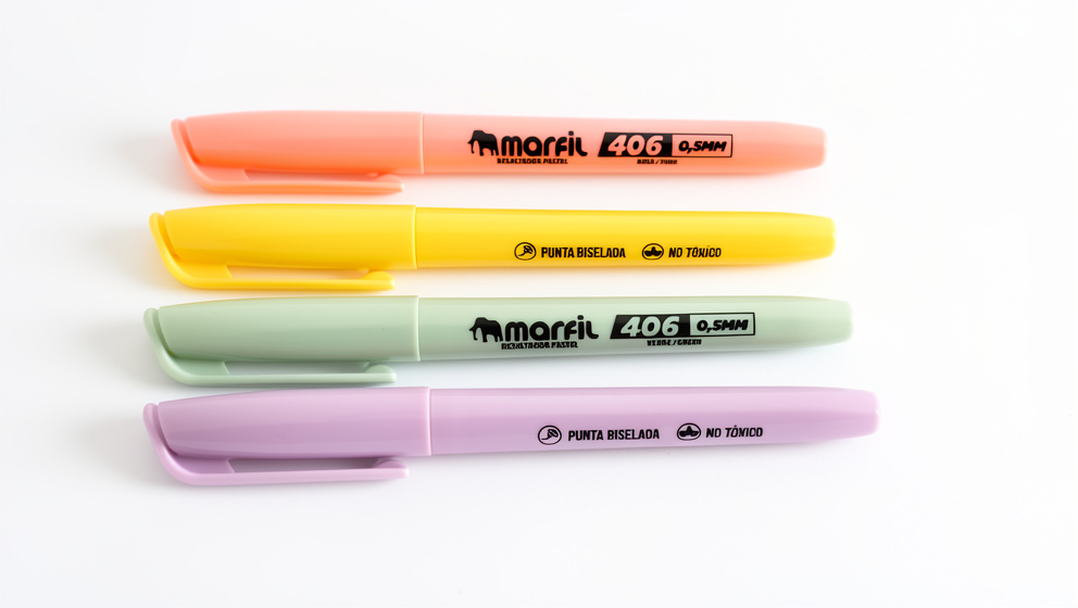 Resaltador pastel Marfil