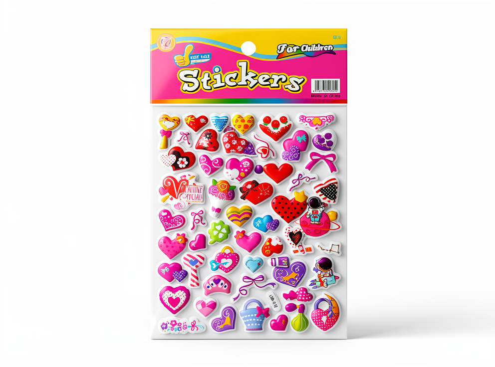 Sticker 3D carton grande