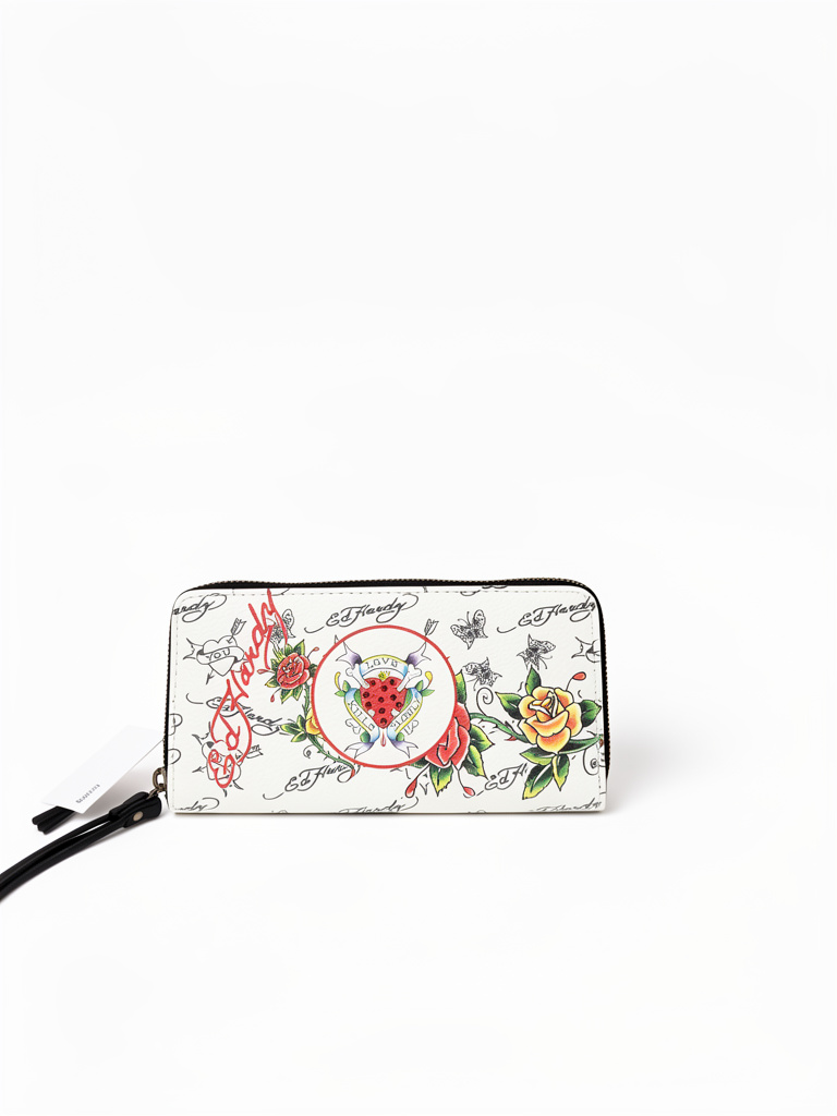 Cartera Ed Hardy Blanca