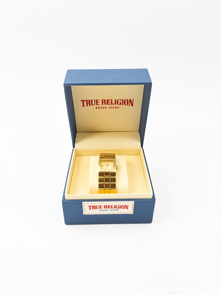 Reloj true religion dorado