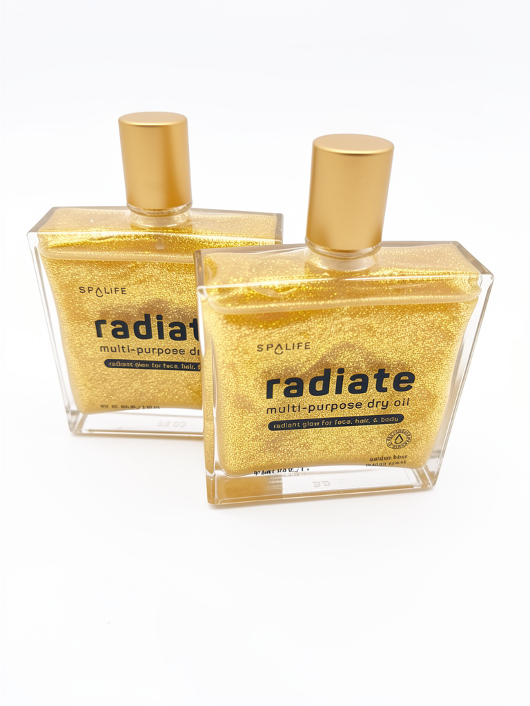 Shimmer fray oil rádiate cuerpo cara y cabello