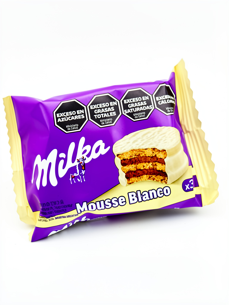 Alf milka mousse blanco