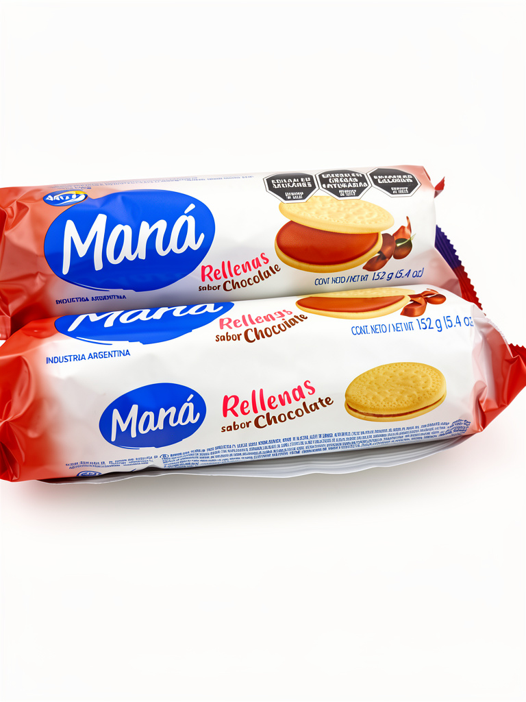 Galletitas mana rellenas chocolate