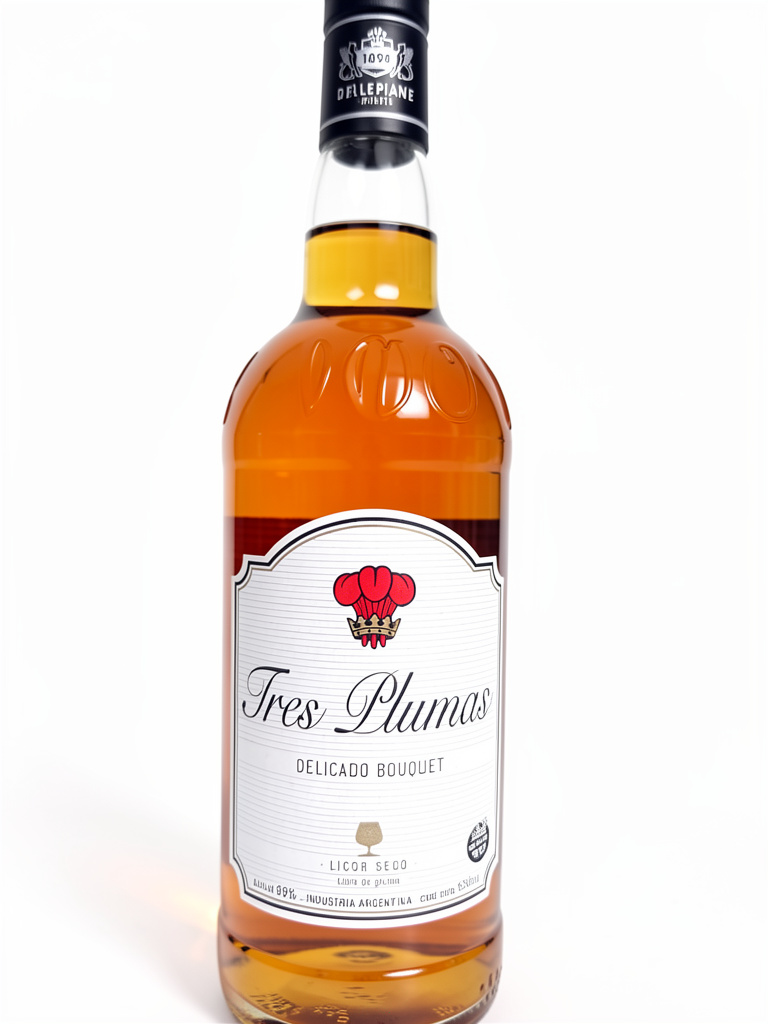 Licor seco tres plumas