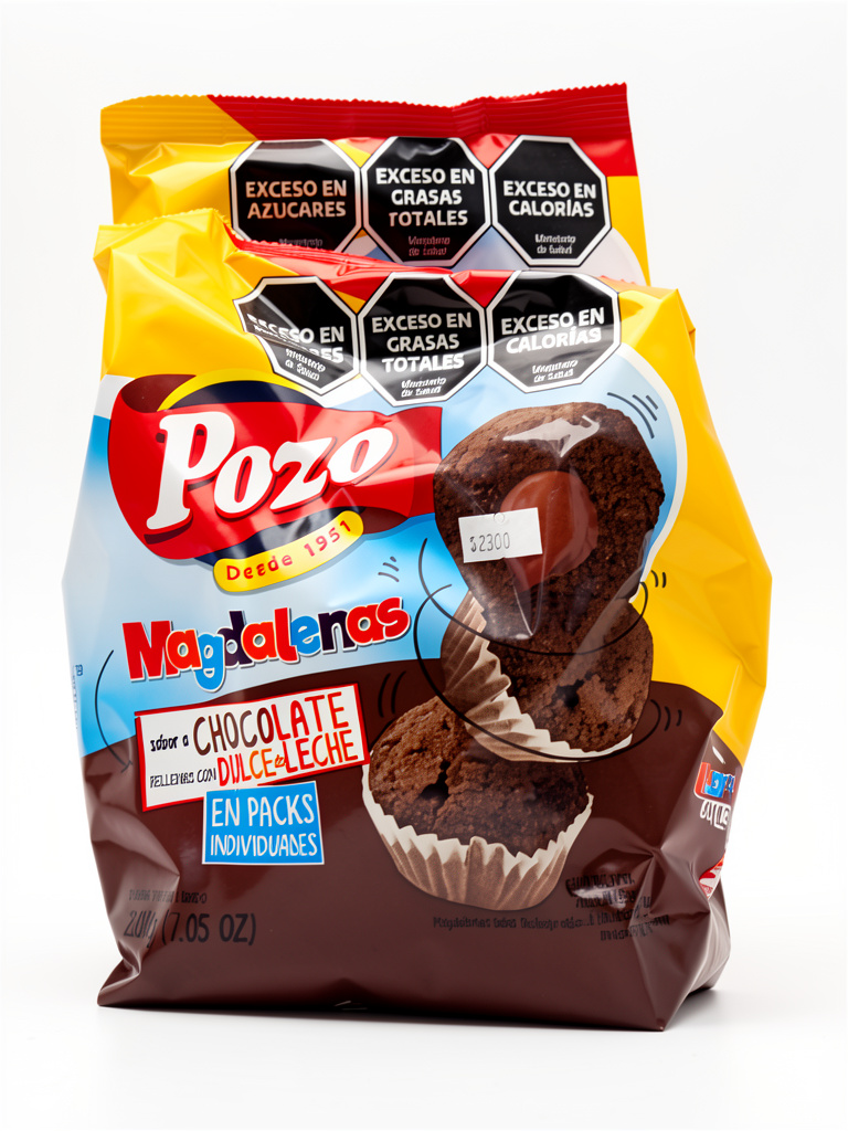 Magdalenas chocolates Pozo