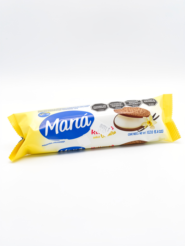 Galletitas mana rellenas vainilla