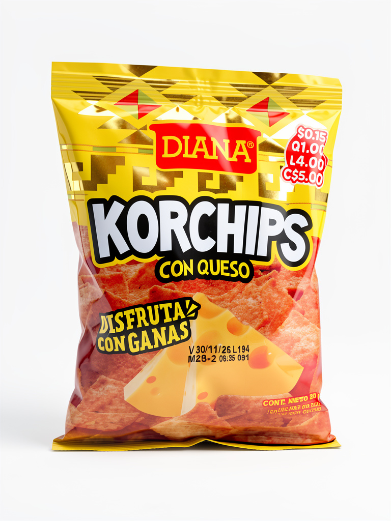 TIRA KORCHIPS CON QUESO 20 G DIANA