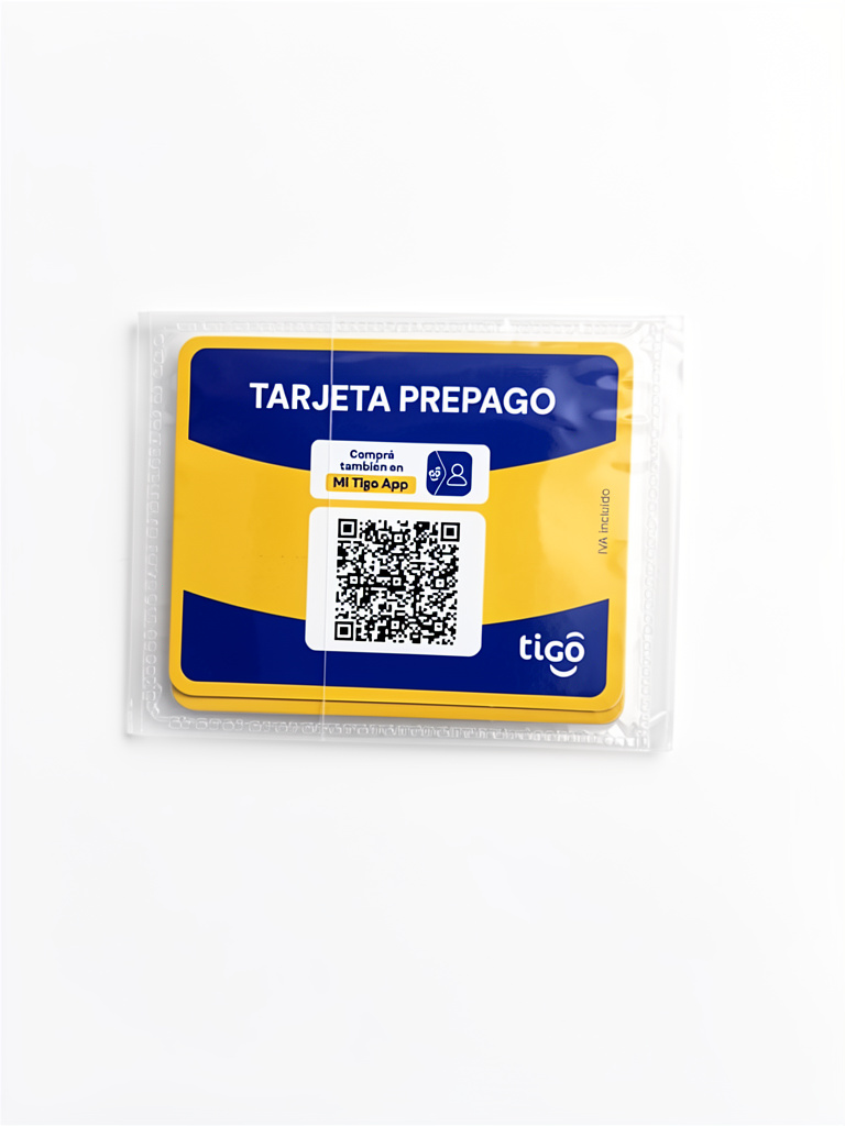 TARJETA PREPAGO TIGO 1.6 UNIDAD
