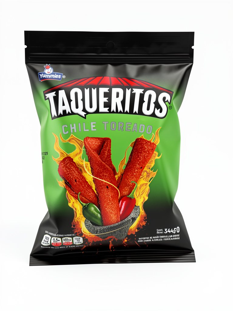 TIRA TAQUERITOS CHILE TOREADO 34 G YUMMIES