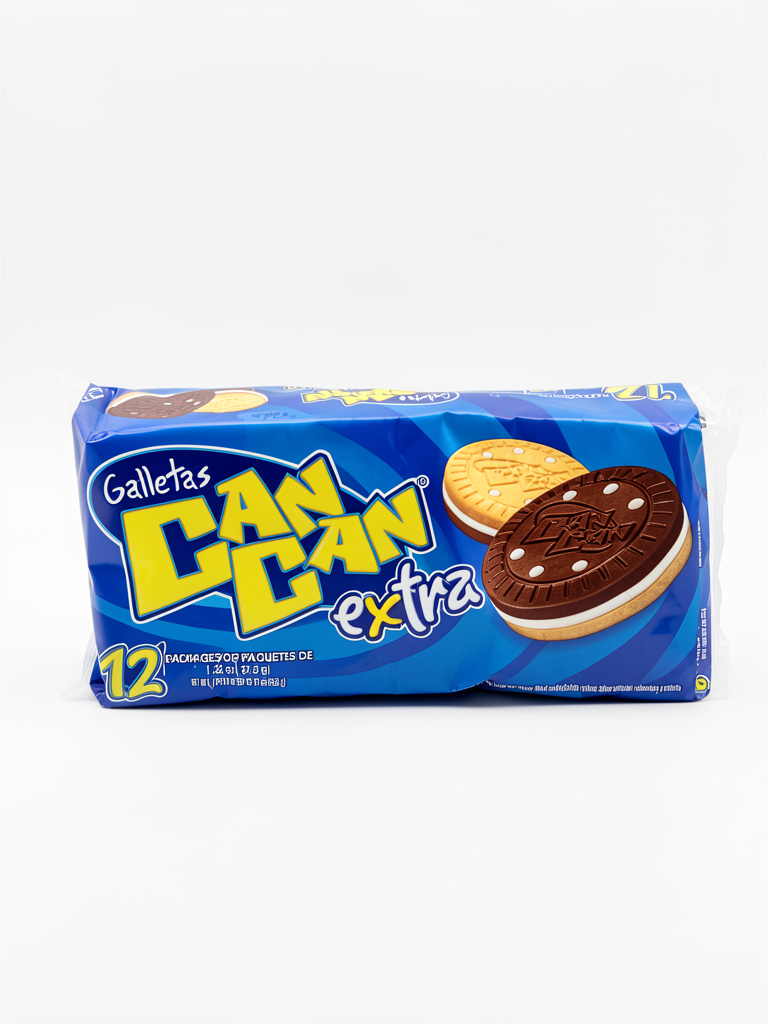 PAQUETE DE 12 GALLETA CAN-CAN
