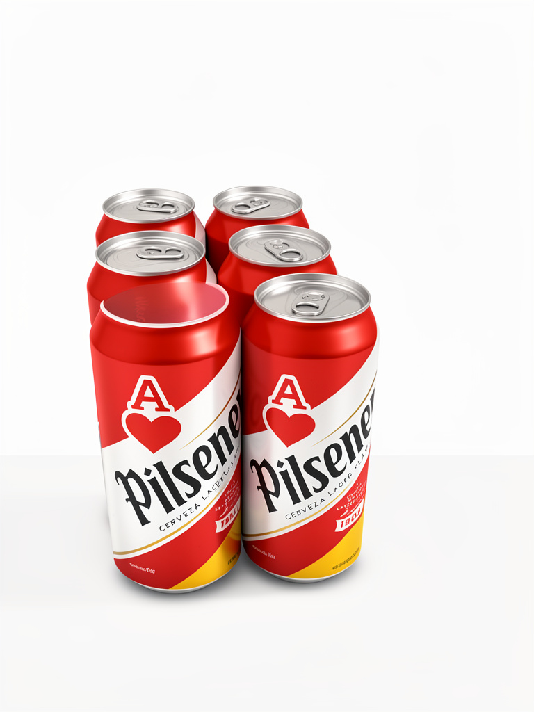 6 PACK CERVEZA 16 OZ PILSENER