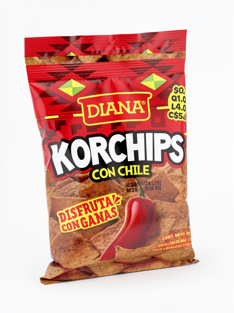 TIRA KORCHIPS CON CHILE 20 G DIANA